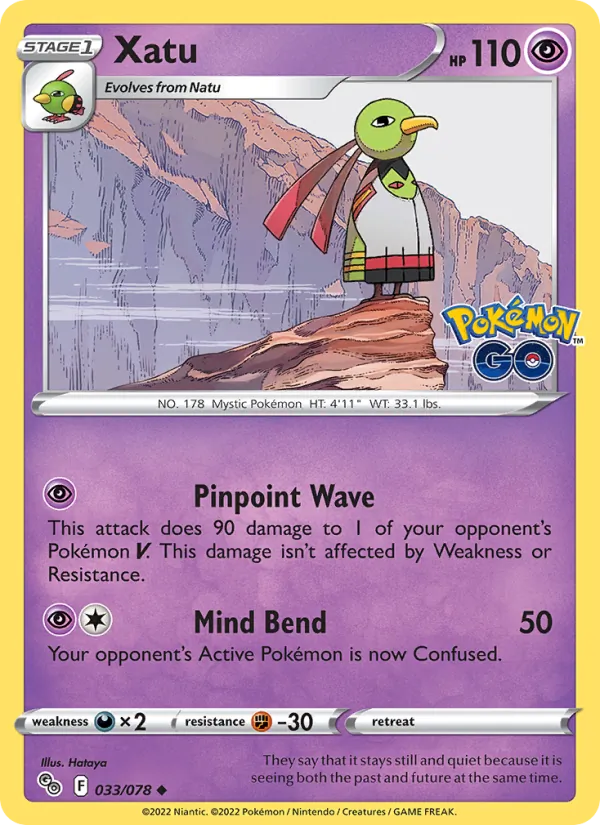 Xatu 033/78 Pokémon GO