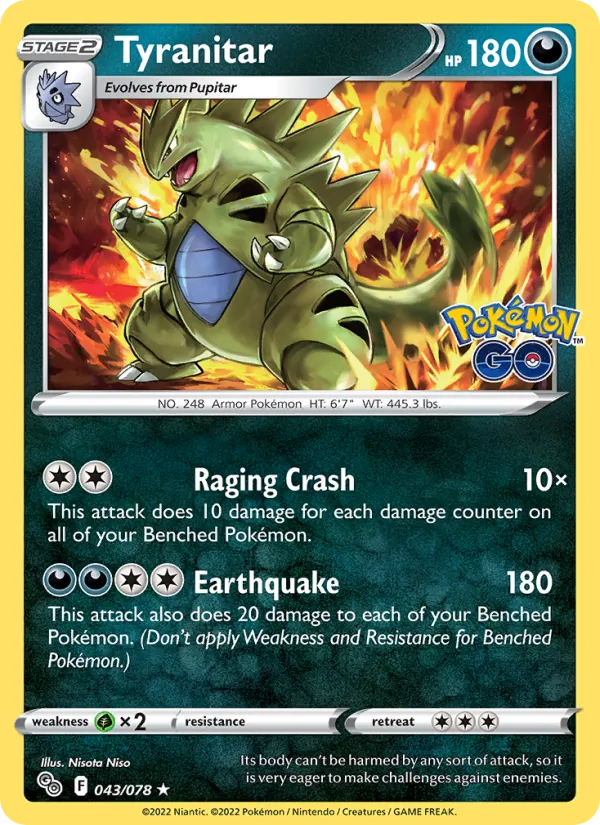 Tyranitar 043/78 Pokémon GO