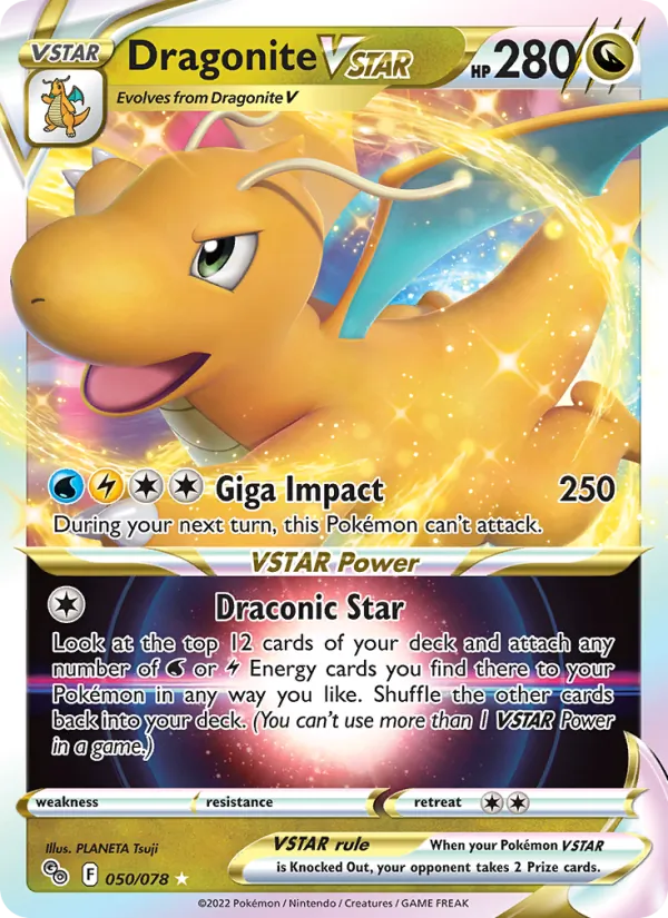 Dragonite VSTAR 050/78 Pokémon GO