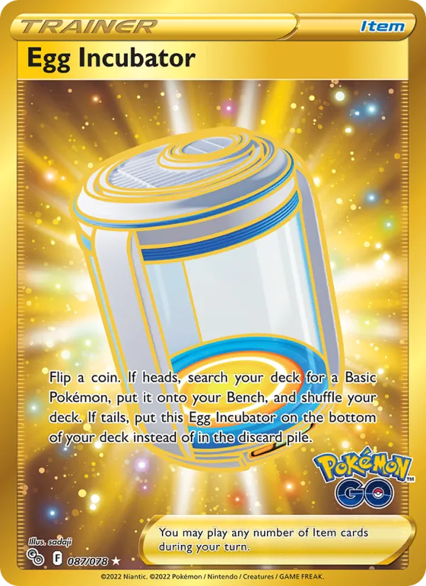 Egg Incubator 087/78 Pokémon GO