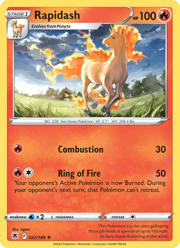 Rapidash 022/189 Astral Radiance