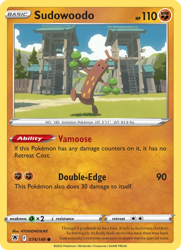 Sudowoodo 074/189 Astral Radiance