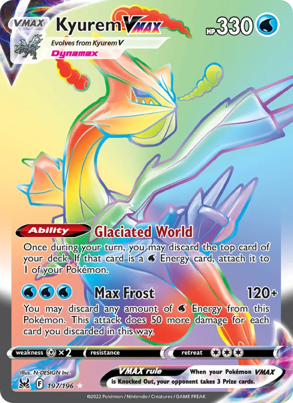 Kyurem VMAX 197/196 Lost Origin