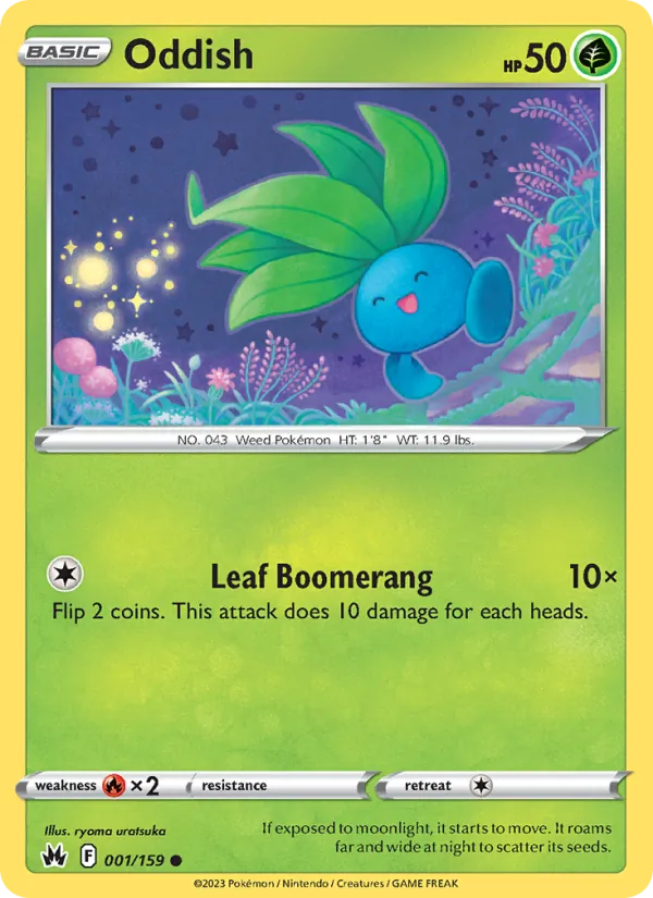 Oddish 001/159 Crown Zenith
