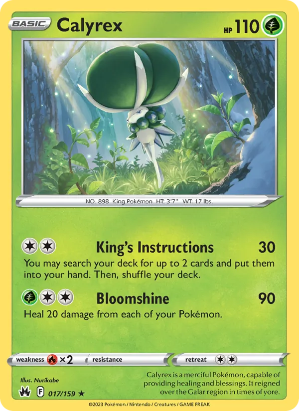 Calyrex 017/159 Crown Zenith