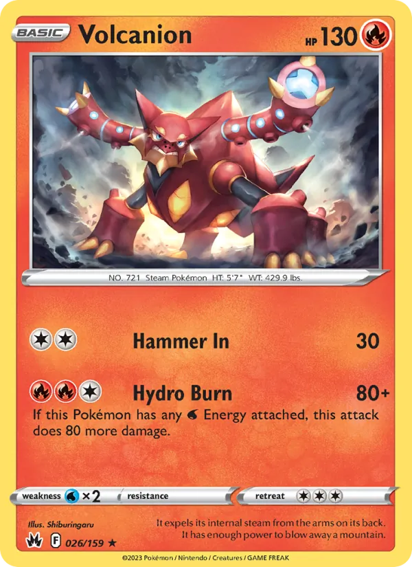 Volcanion 026/159 Crown Zenith