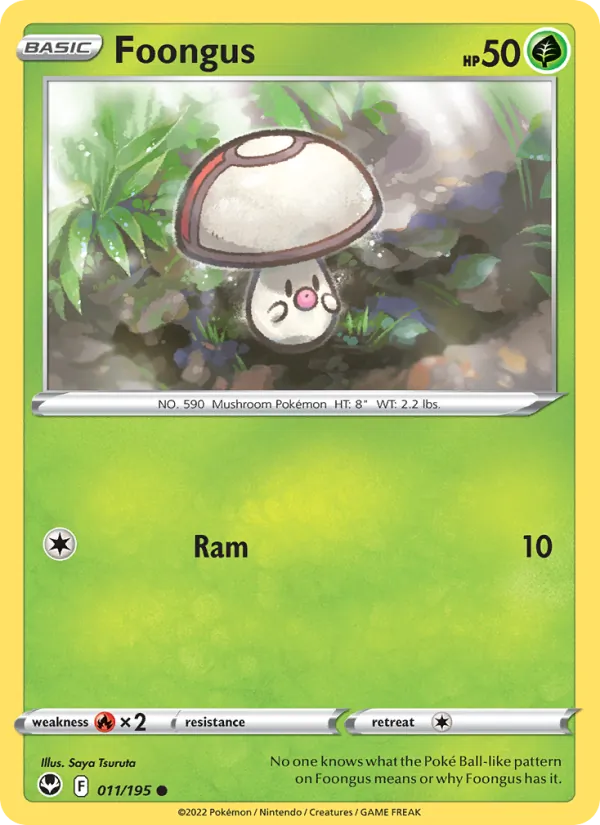 Foongus 011/195 Silver Tempest