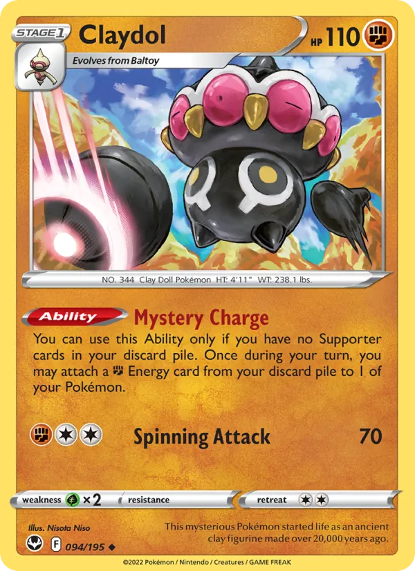 Claydol 094/195 Silver Tempest