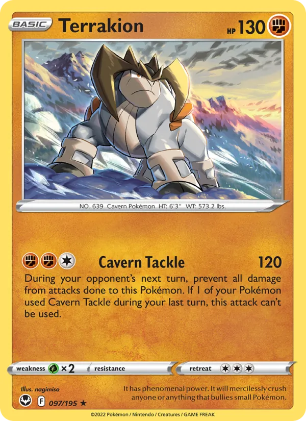 Terrakion 097/195 Silver Tempest