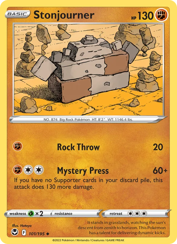 Stonjourner 101/195 Silver Tempest