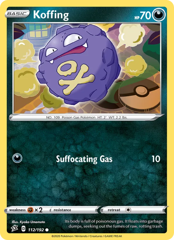 Koffing 112/192 Rebel Clash