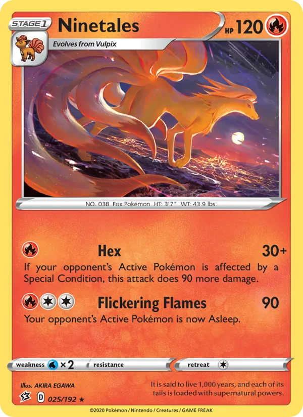 Ninetales 25/192 Rebel Clash