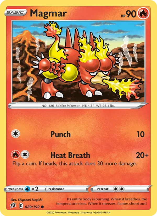 Magmar 29/192 Rebel Clash