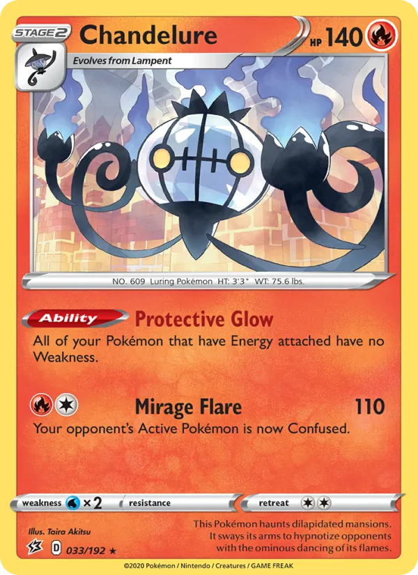 Chandelure 33/192 Rebel Clash