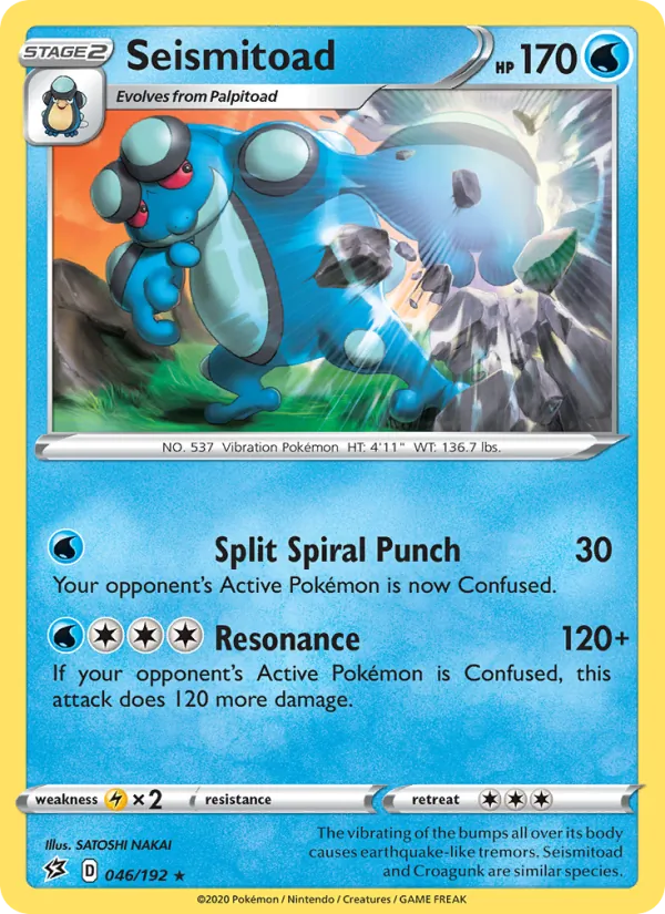 Seismitoad 46/192 Rebel Clash