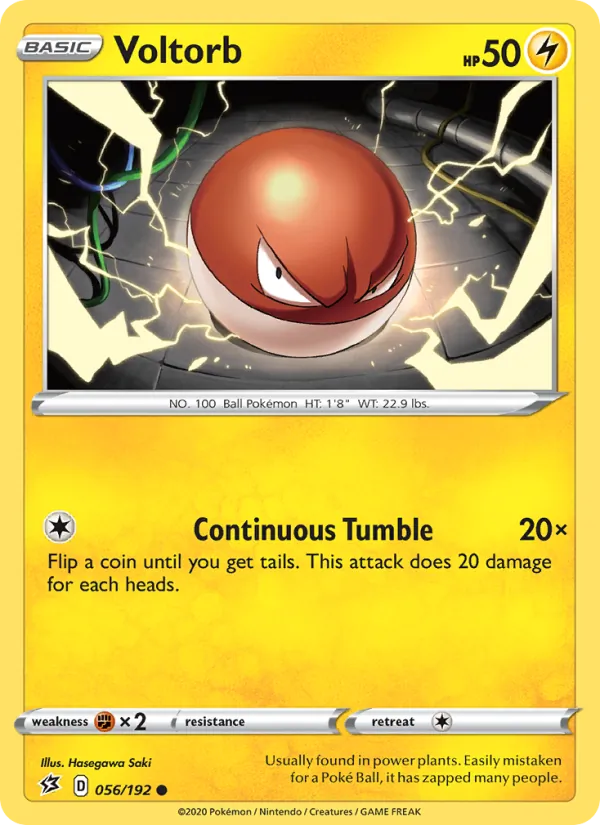 Voltorb 56/192 Rebel Clash
