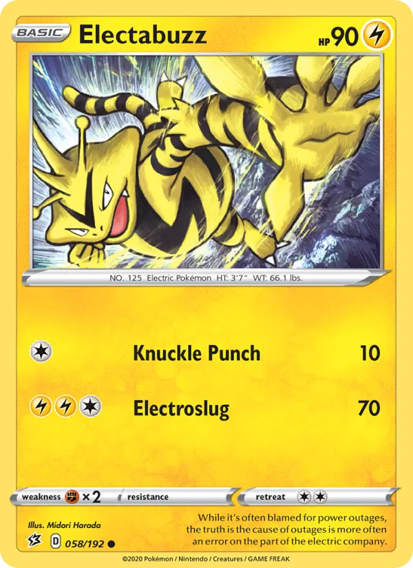 Electabuzz 58/192 Rebel Clash
