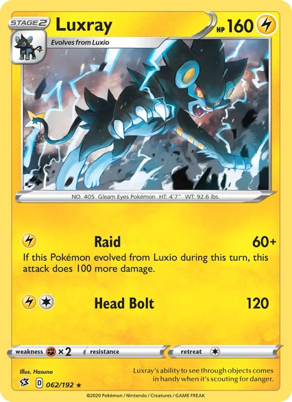 Luxray 62/192 Rebel Clash