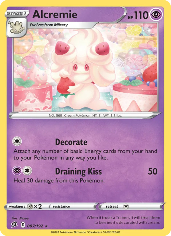 Alcremie 87/192 Rebel Clash