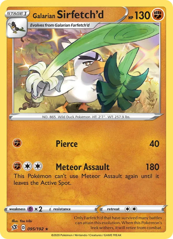 Galarian Sirfetch'd 95/192 Rebel Clash
