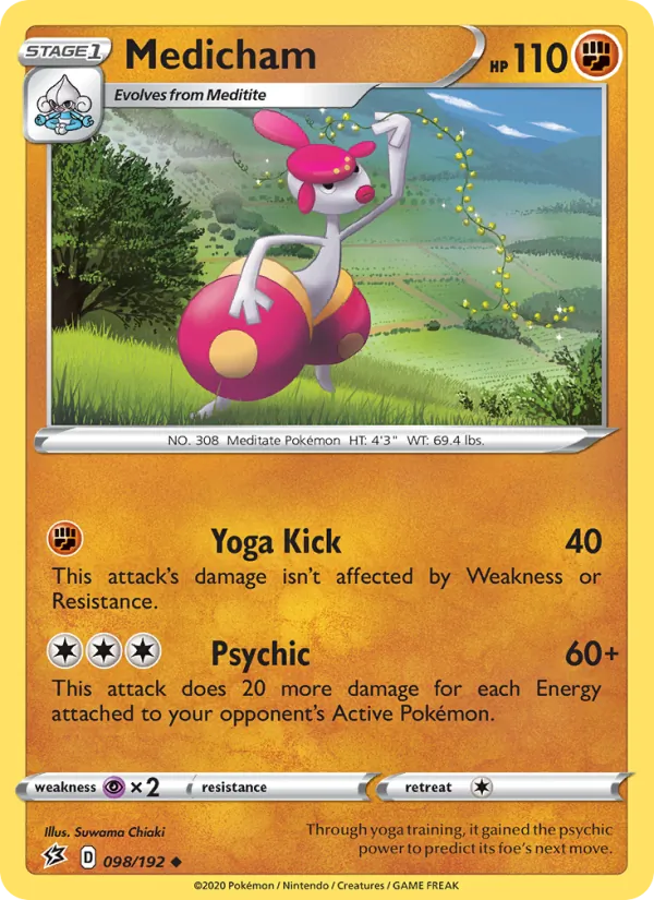 Medicham 98/192 Rebel Clash