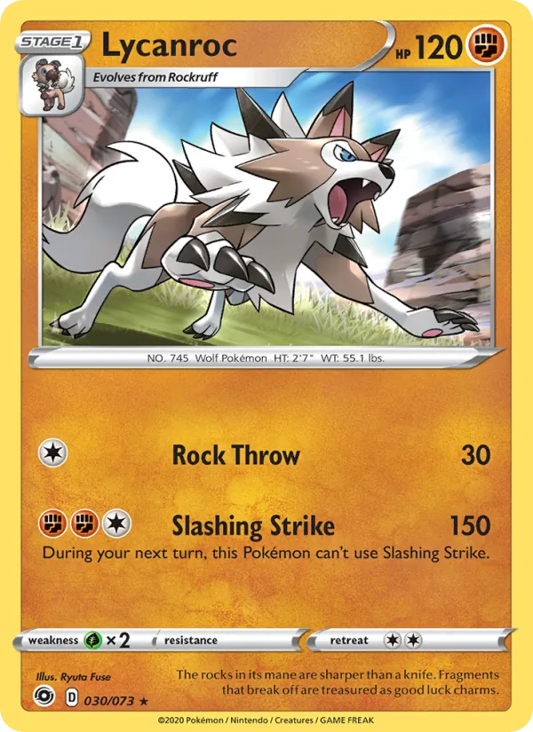 Lycanroc 30/73 Champion's Path