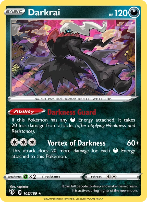 Darkrai 105/189 Darkness Ablaze