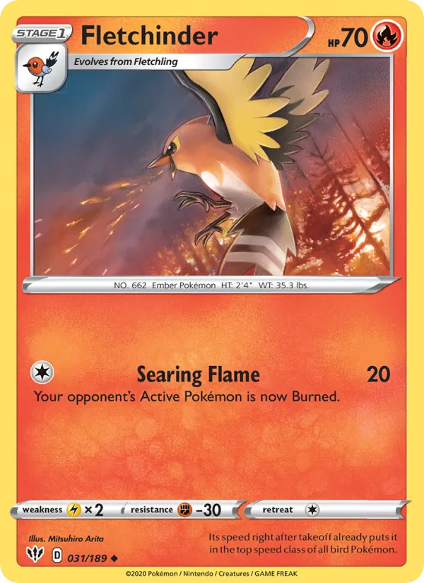 Fletchinder 31/189 Darkness Ablaze
