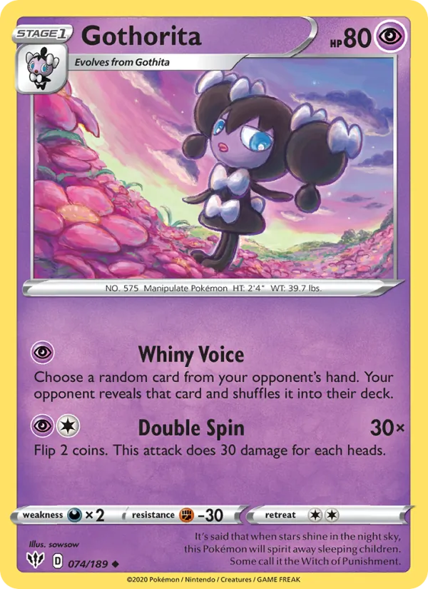 Gothorita 74/189 Darkness Ablaze