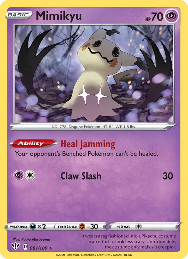 Mimikyu 81/189 Darkness Ablaze