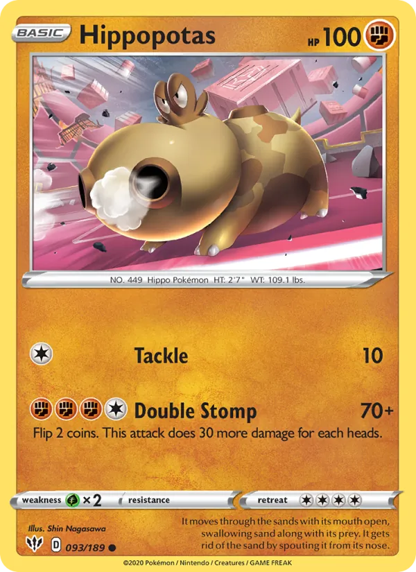 Hippopotas 93/189 Darkness Ablaze