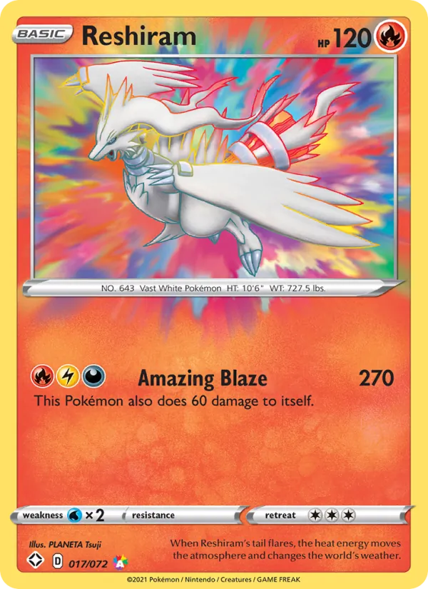 Reshiram 17/72 Shining Fates