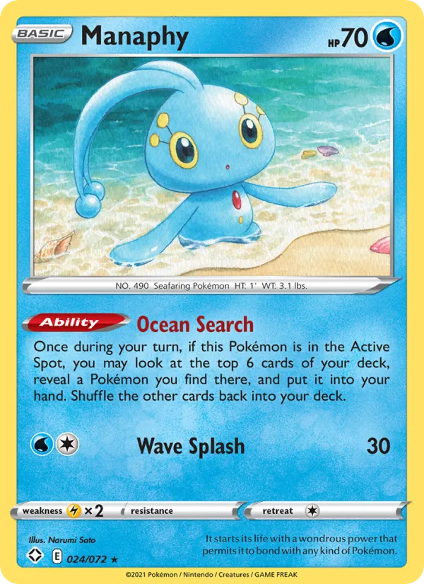 Manaphy 24/72 Shining Fates