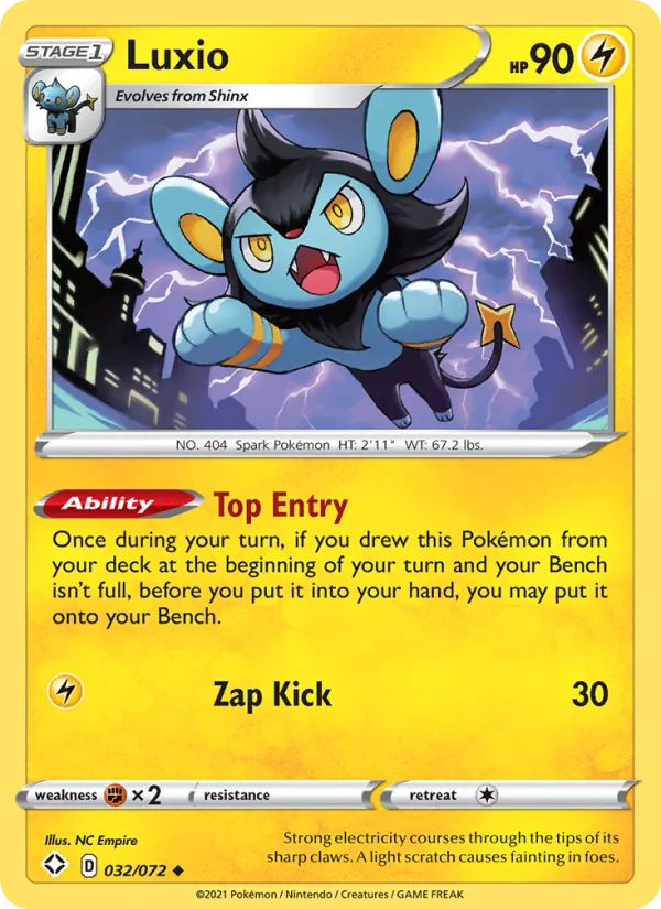 Luxio 32/72 Shining Fates