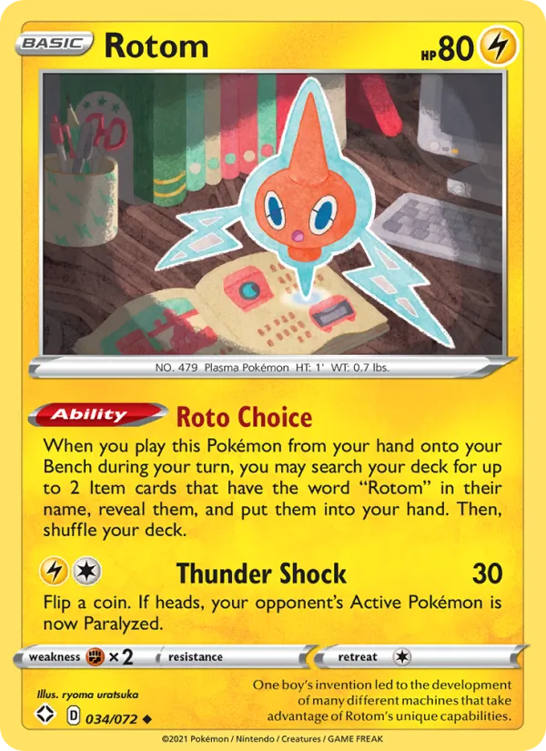 Rotom 34/72 Shining Fates