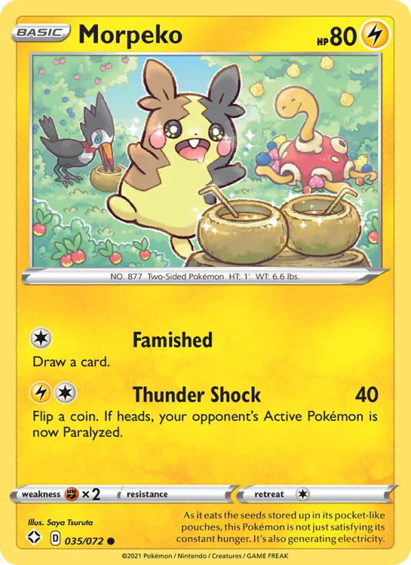 Morpeko 35/72 Shining Fates