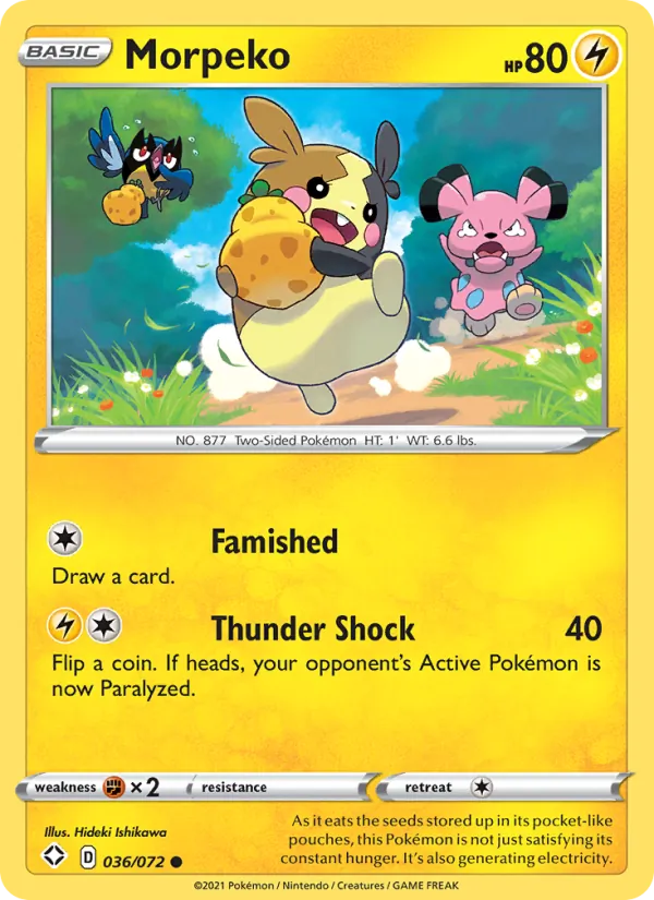 Morpeko 36/72 Shining Fates