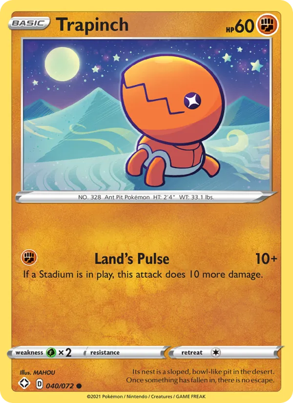 Trapinch 40/72 Shining Fates