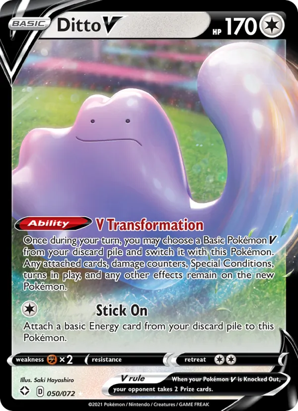 Ditto V 50/72 Shining Fates