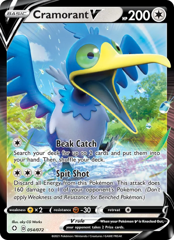 Cramorant V 54/72 Shining Fates