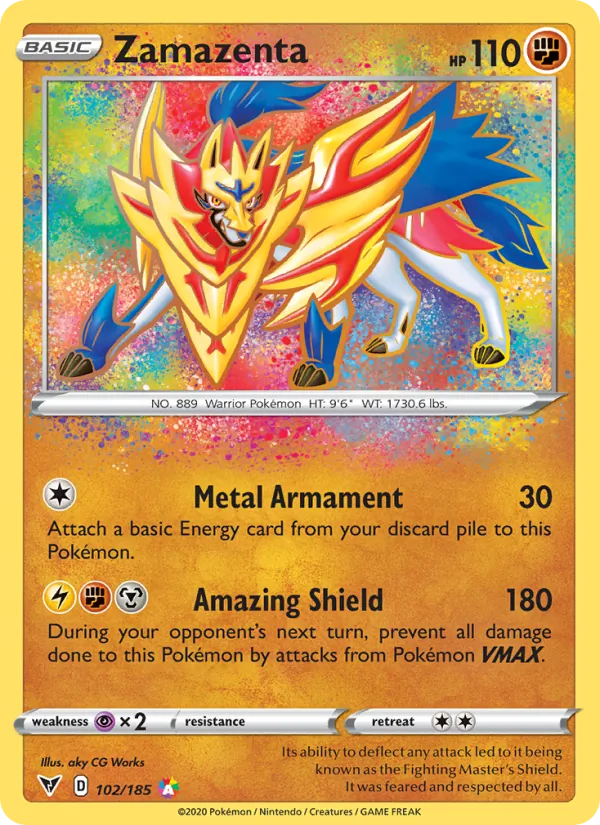 Zamazenta 102/185 Vivid Voltage