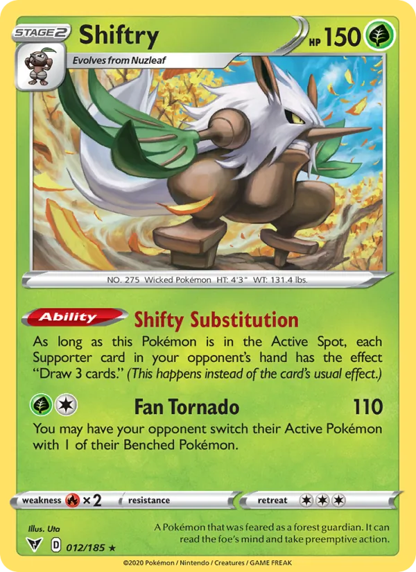 Shiftry 12/185 Vivid Voltage