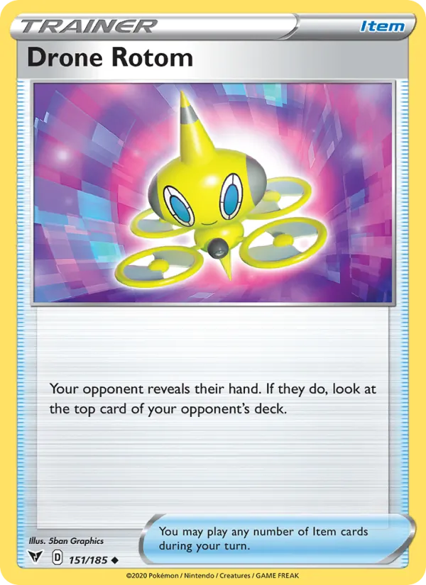 Drone Rotom 151/185 Vivid Voltage