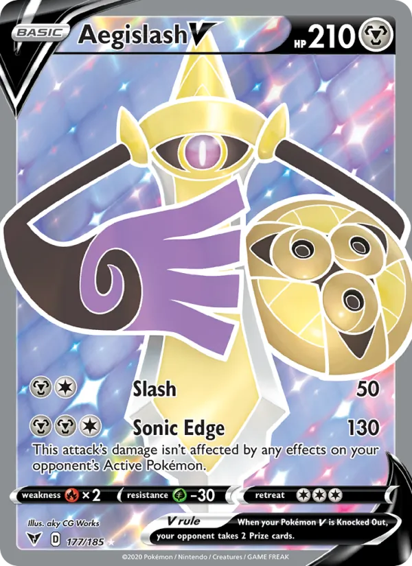 Aegislash V 177/185 Vivid Voltage