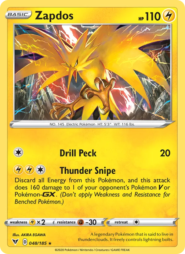 Zapdos 48/185 Vivid Voltage