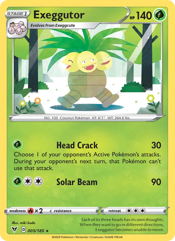 Exeggutor 5/185 Vivid Voltage