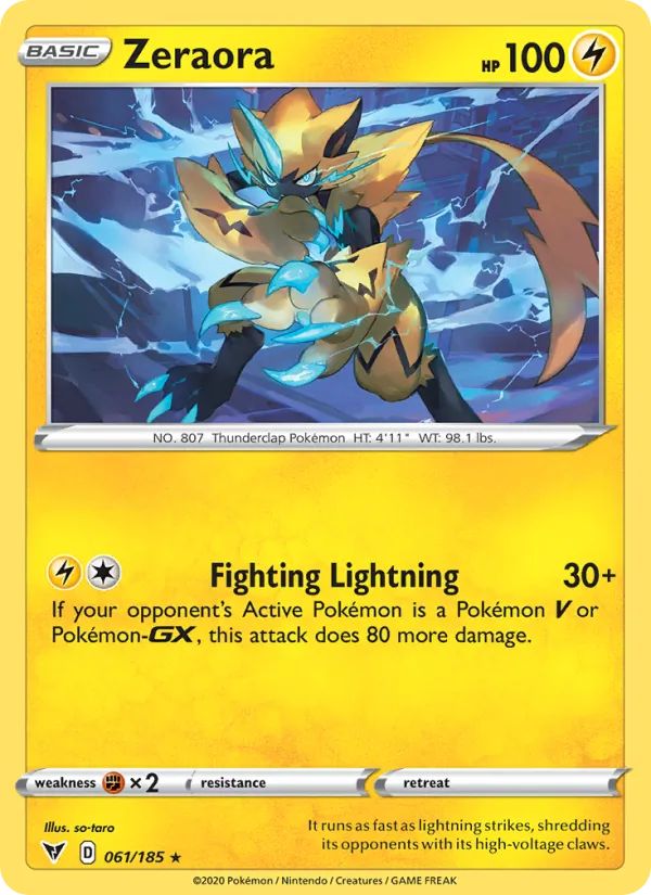 Zeraora 61/185 Vivid Voltage