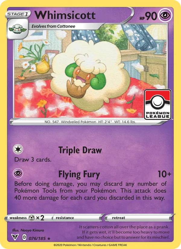 Whimsicott 76/185 Vivid Voltage
