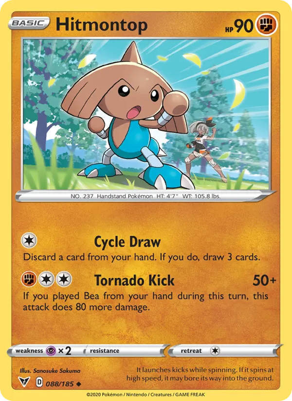 Hitmontop 88/185 Vivid Voltage