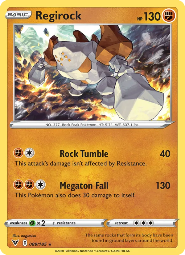 Regirock 89/185 Vivid Voltage